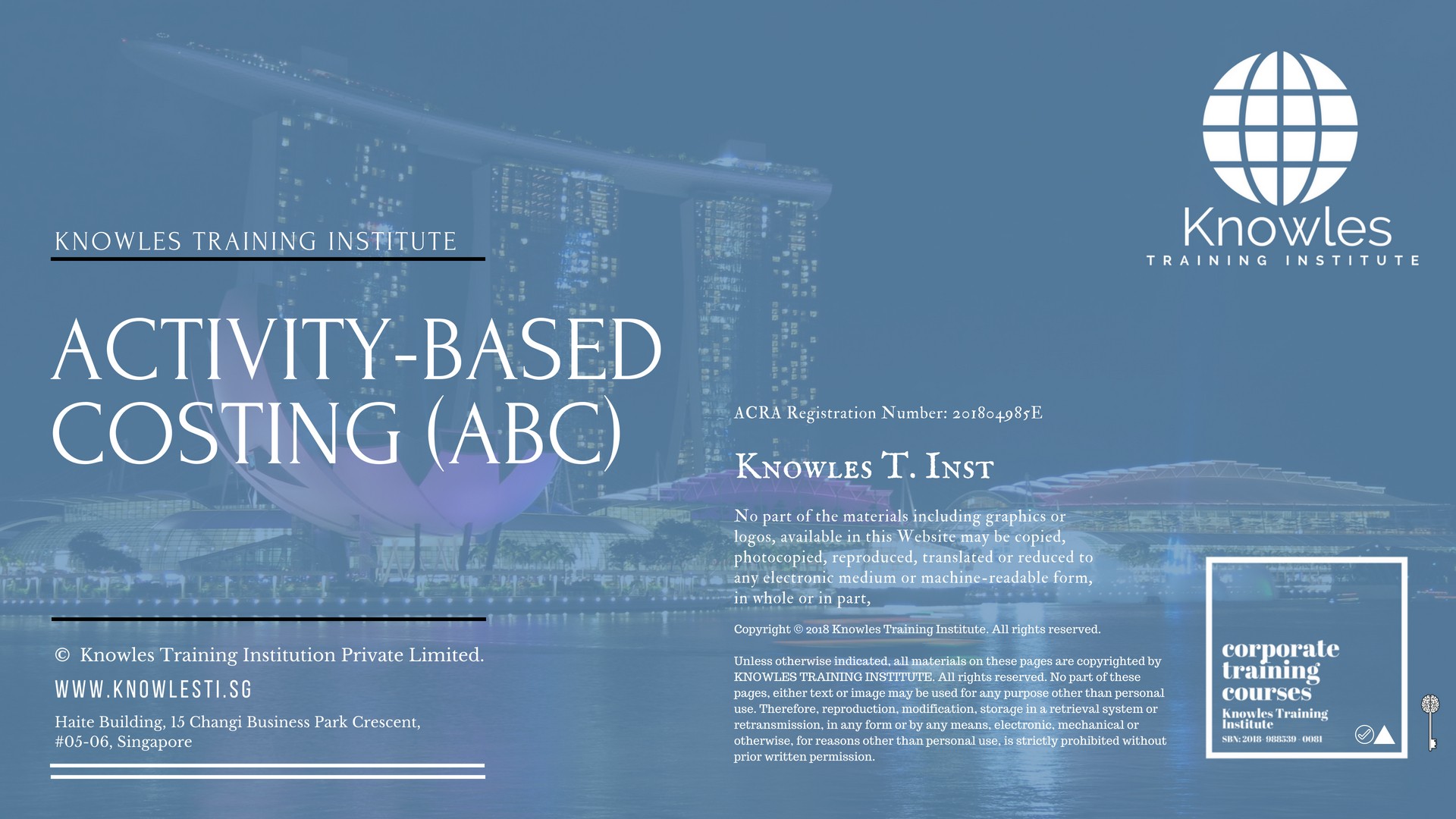 Activity-Based Costing (Abc) Training Course in Norway