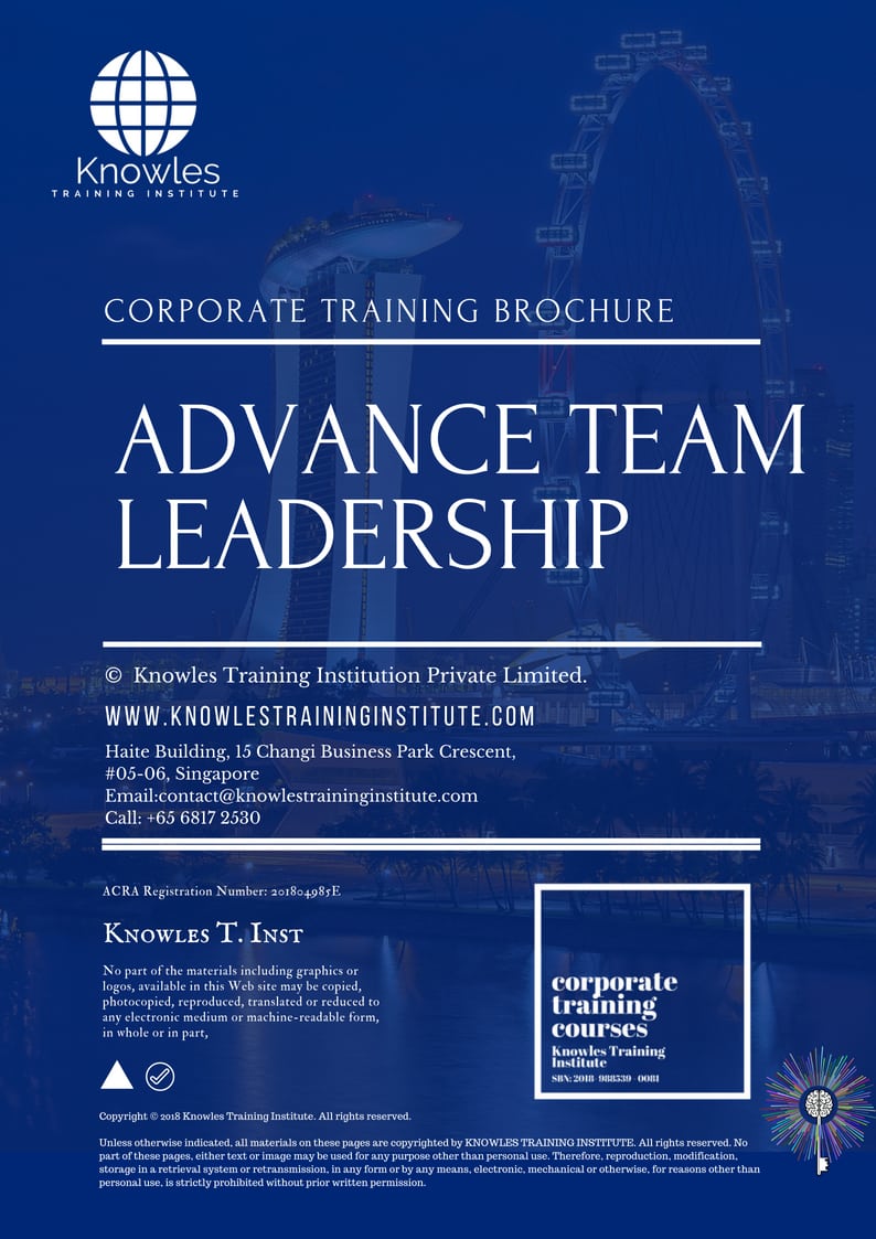 Advance Team Leadership Training Course in Norway Brochure