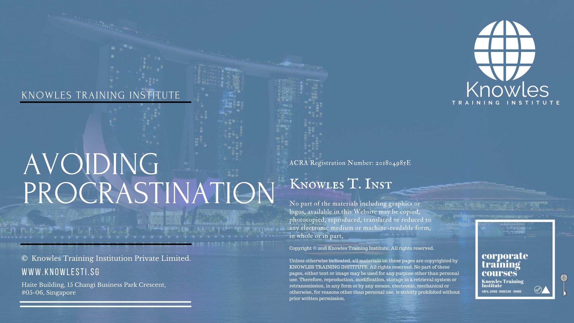 Avoiding Procrastination Training Course in Norway