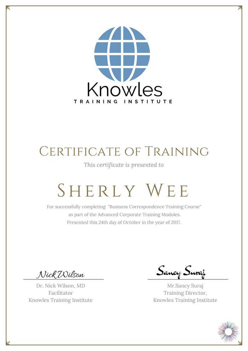 Business Correspondence Training in Norway Certification