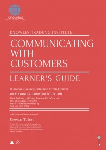 Communicating With Customers Course in Norway Learner’s Guide