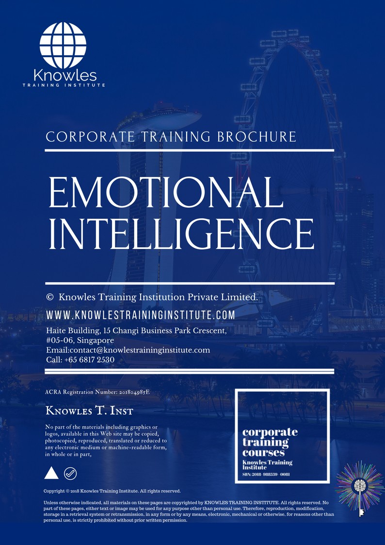 Course Brochure For Emotional Intelligence Training Course in Norway