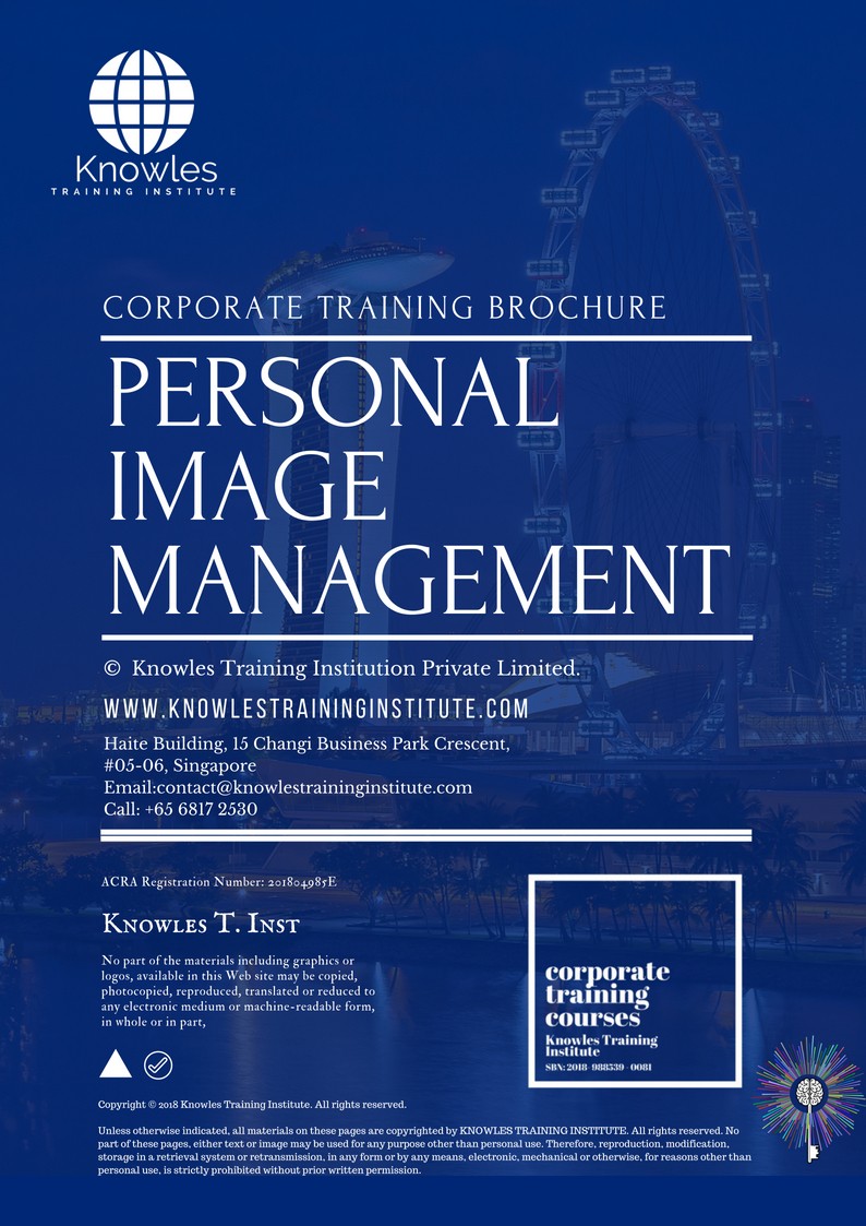 Course Brochure For Personal Image Management Training Course in Norway