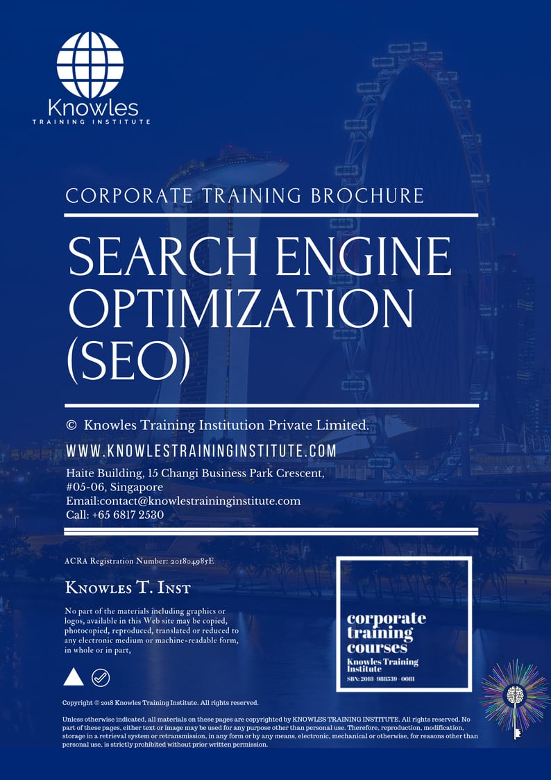 Course Brochure For Search Engine Optimization (Seo) in Norway