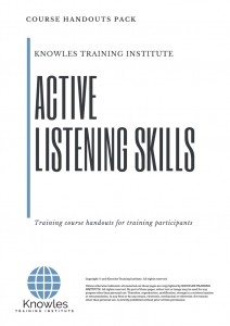 Course Handouts For Active Listening Skills Course in Norway