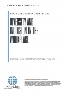 Course Handouts For Diversity And Inclusion In The Workplace Training Course in Norway