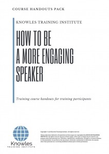 Course Handouts For How To Be A More Engaging Speaker Course in Norway