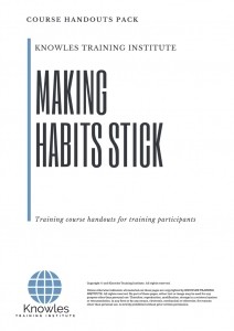 Course Handouts For Making Habits Stick Course in Norway