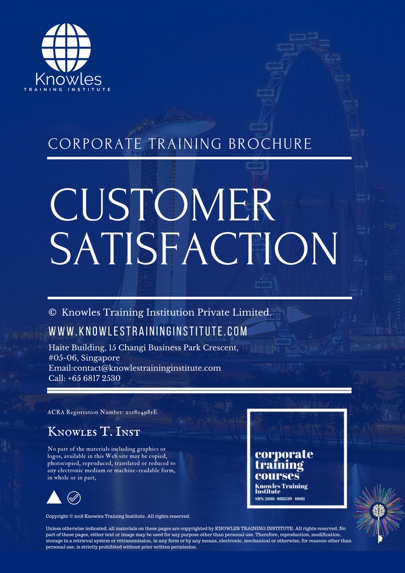 Customer Satisfaction Course in Norway Brochure