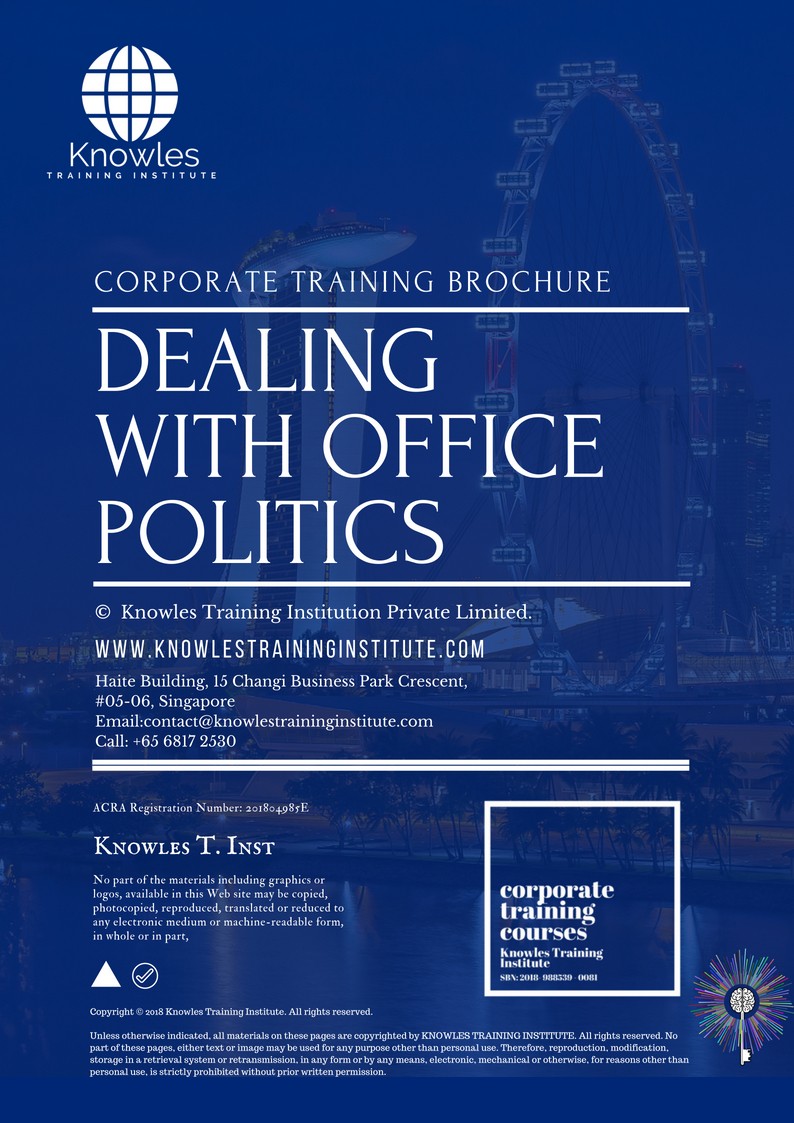 Dealing With Office Politics Course in Norway Brochure