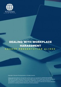 Dealing With Workplace Harassment in Norway PPT Slides Used During Course
