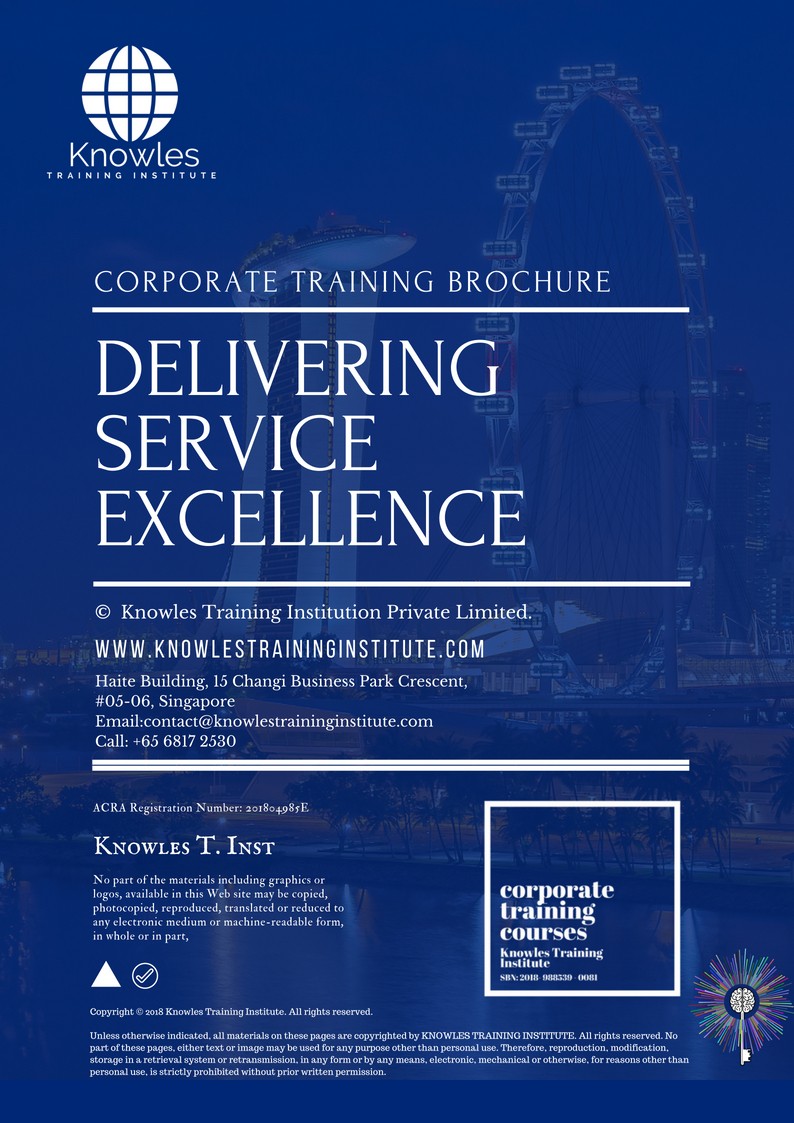 Delivering Service Excellence Course in Norway Brochure