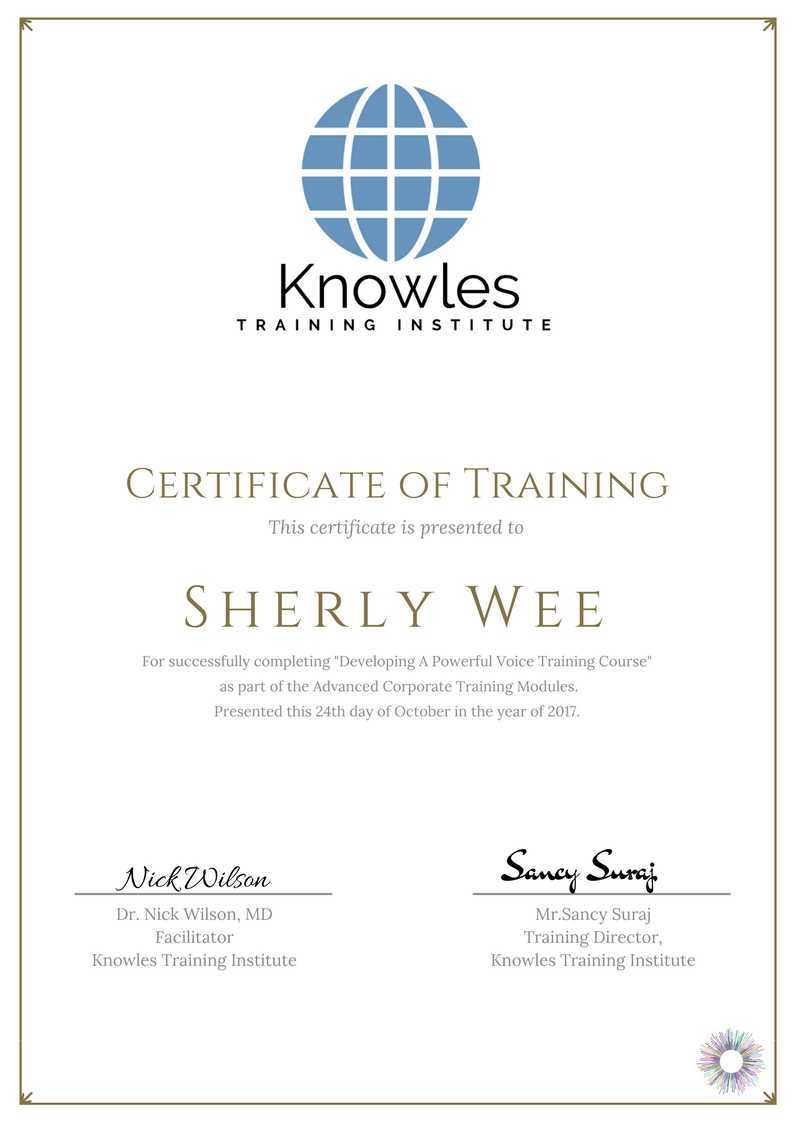 Developing A Powerful Voice Training Certification Course in Norway