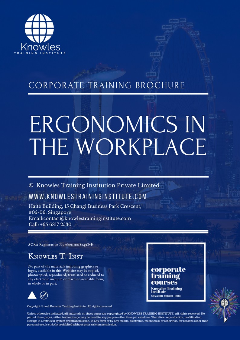 Ergonomics In The Workplace Training Course in Norway Brochure
