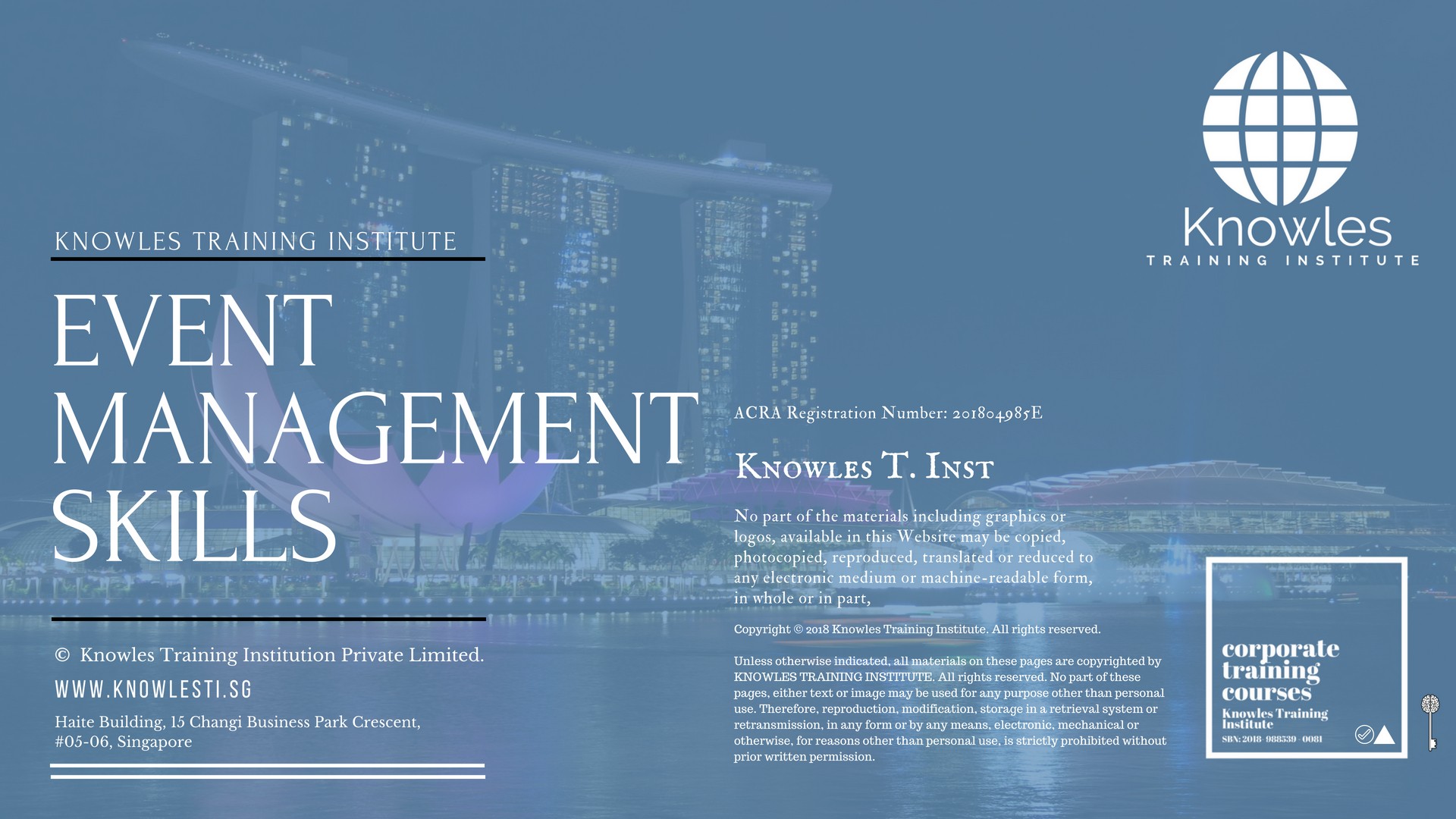 Event Management Skills Course in Norway