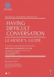Having Difficult Conversation Training Course in Norway Learner_s Guide
