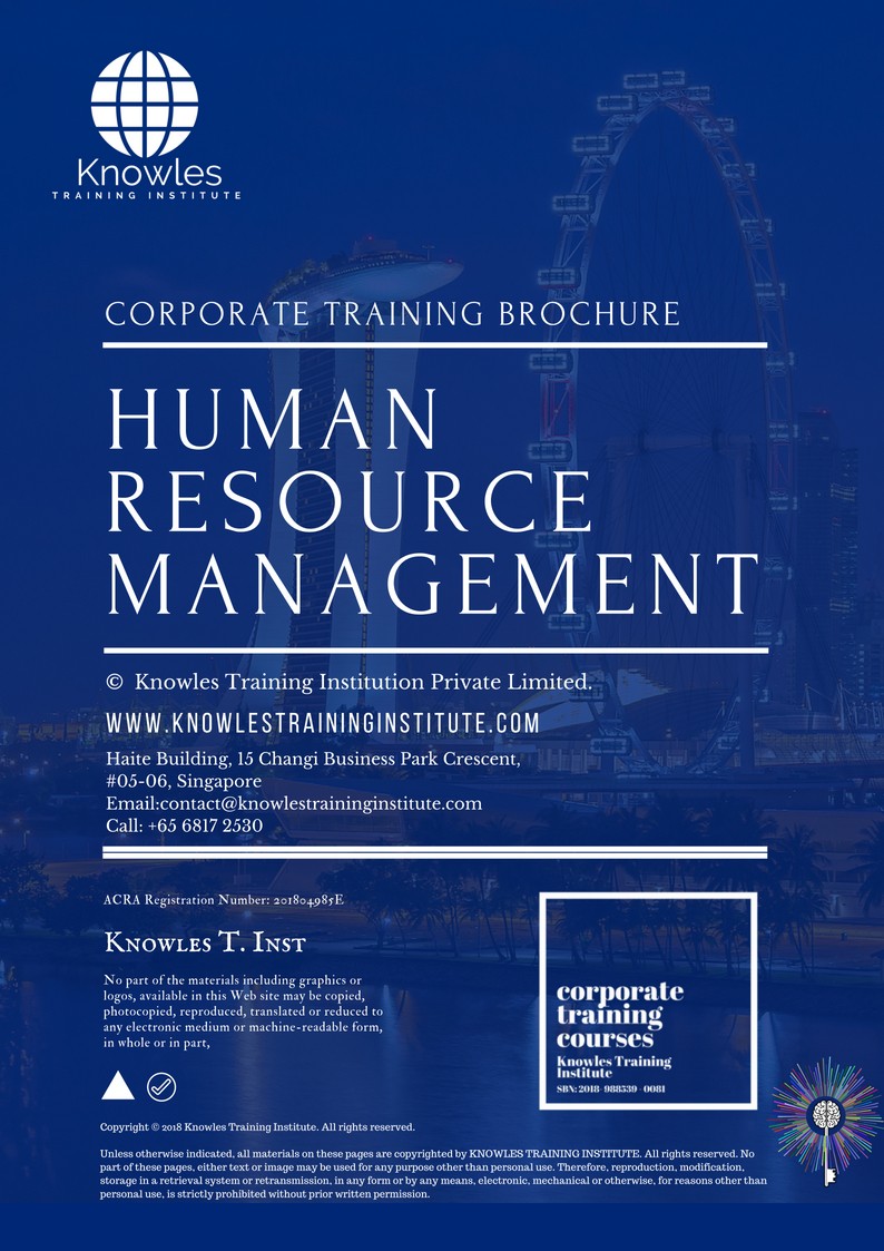 Human Resource Management Training Course in Norway Brochure