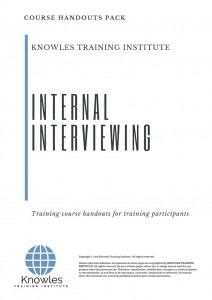 Internal Interviewing Training Course in Norway Handouts