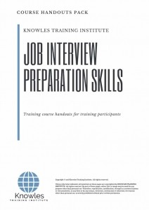 Job Interview Preparation Skills Course in Norway Handouts