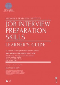 Job Interview Preparation Skills Training Course in Norway Learner’s Guide
