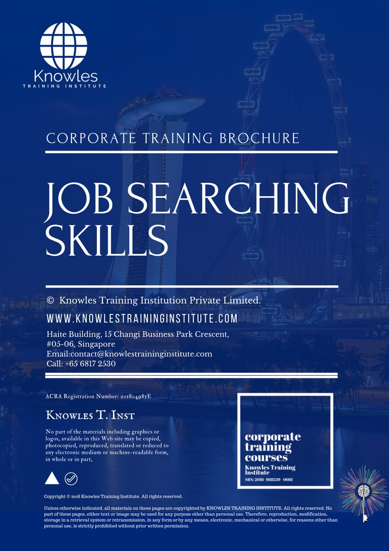 Job Searching Skills Training Course in Norway Brochure