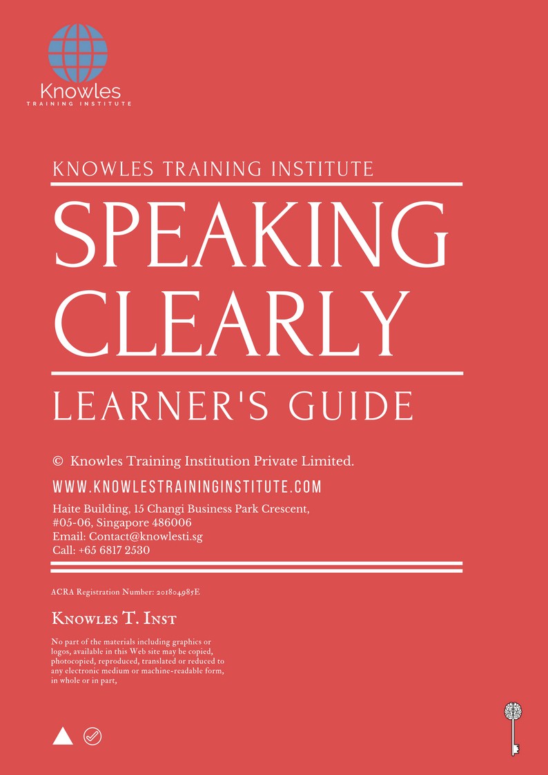 Learner’s Guide For Speaking Clearly Course in Norway