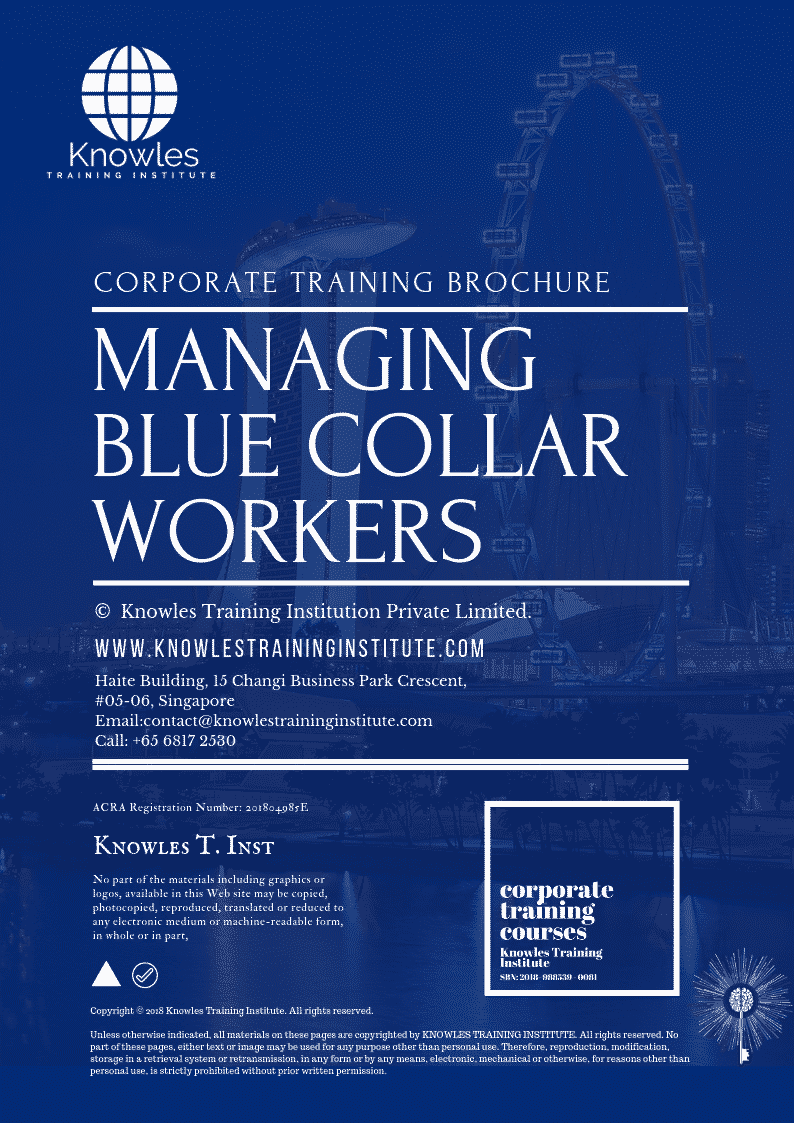 Managing Blue Collar Workers Course in Norway Brochure
