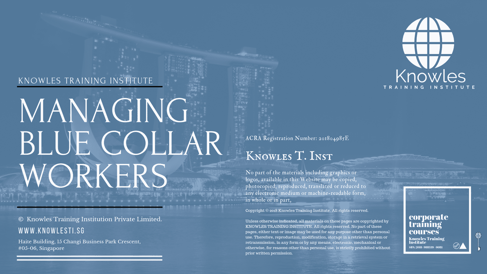 Managing Blue Collar Workers Course in Norway