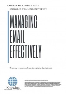 Managing Email Effectively Training Course in Norway Handouts