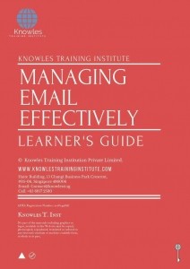 Managing Email Effectively Training Course in Norway Learner_s Guide