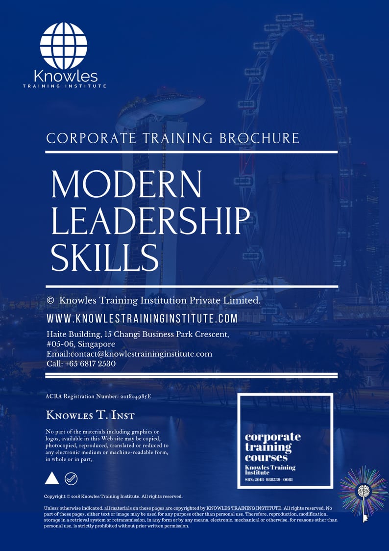 Modern Leadership Skills Training Course in Norway Brochure