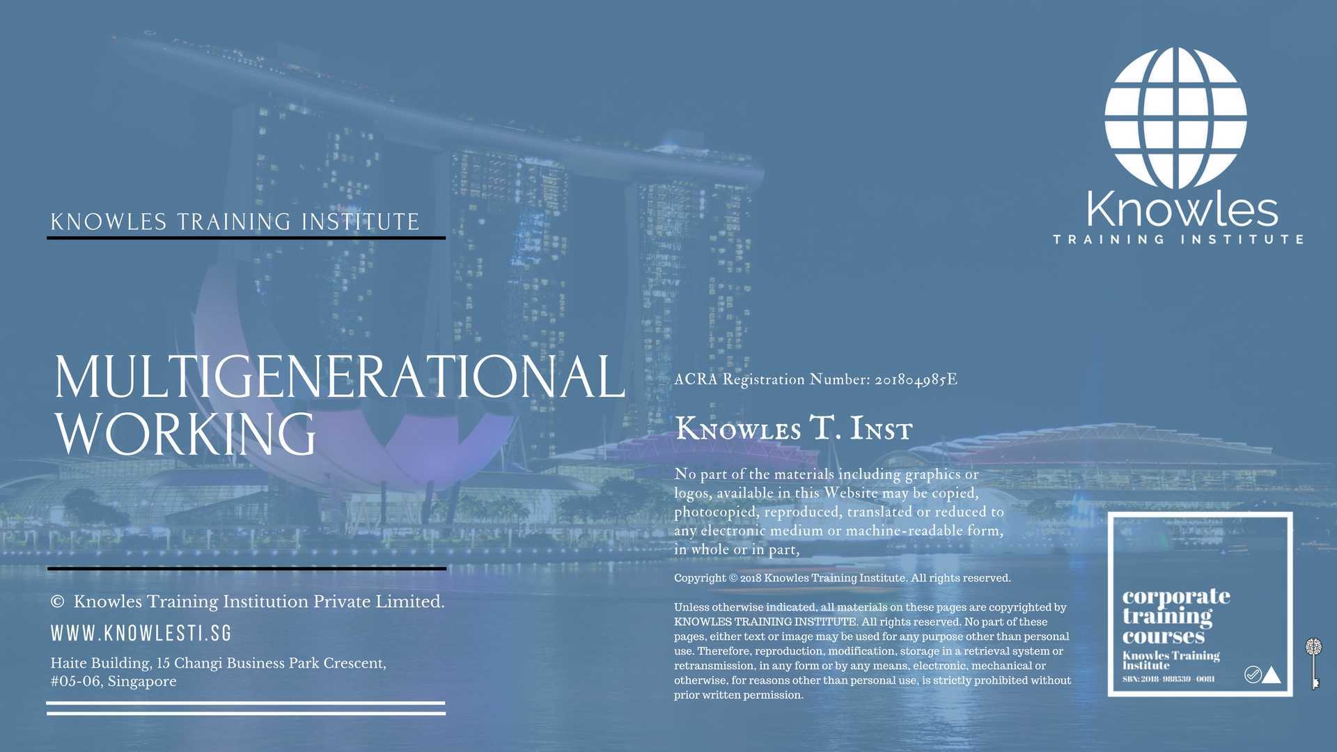 Multigenerational Working Training Course in Norway