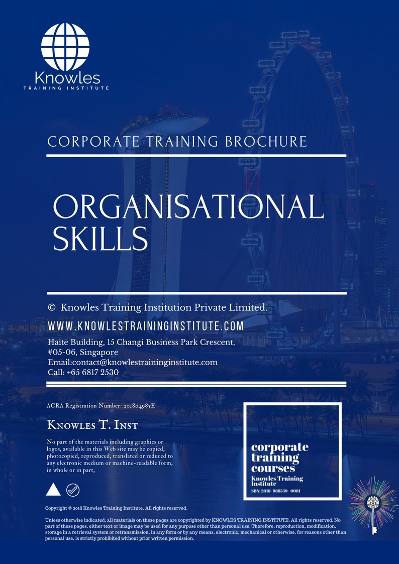 Organisational Skills Training Course in Norway Brochure