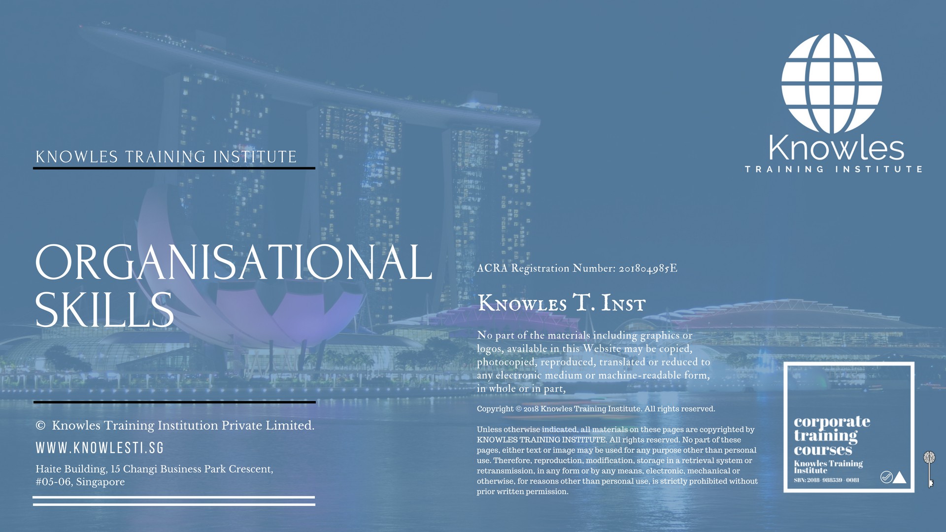 Organisational Skills Training Course in Norway