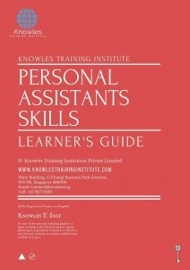 Personal Assistants Skills Training Course in Norway Learner_s Guide