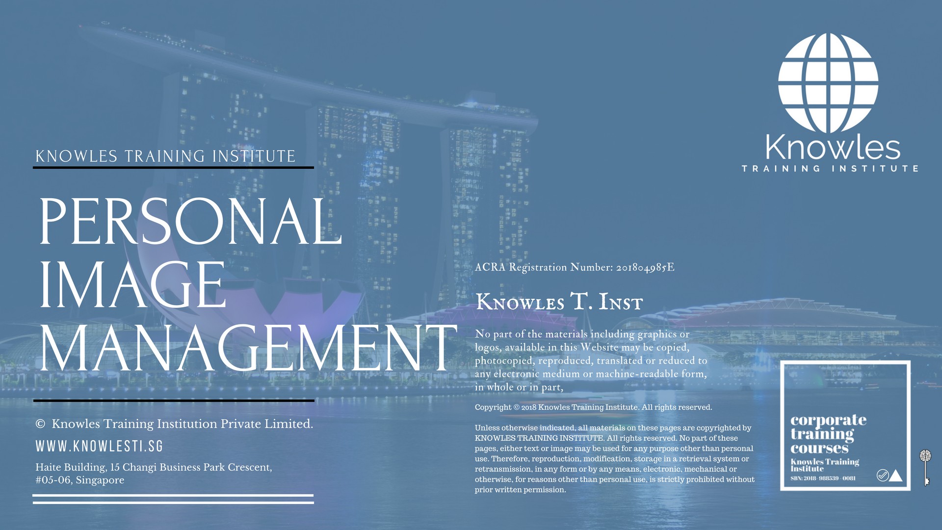 Personal Image Management Training Course in Norway