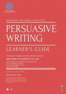 Persuasive Writing Course in Norway Learner_s Guide
