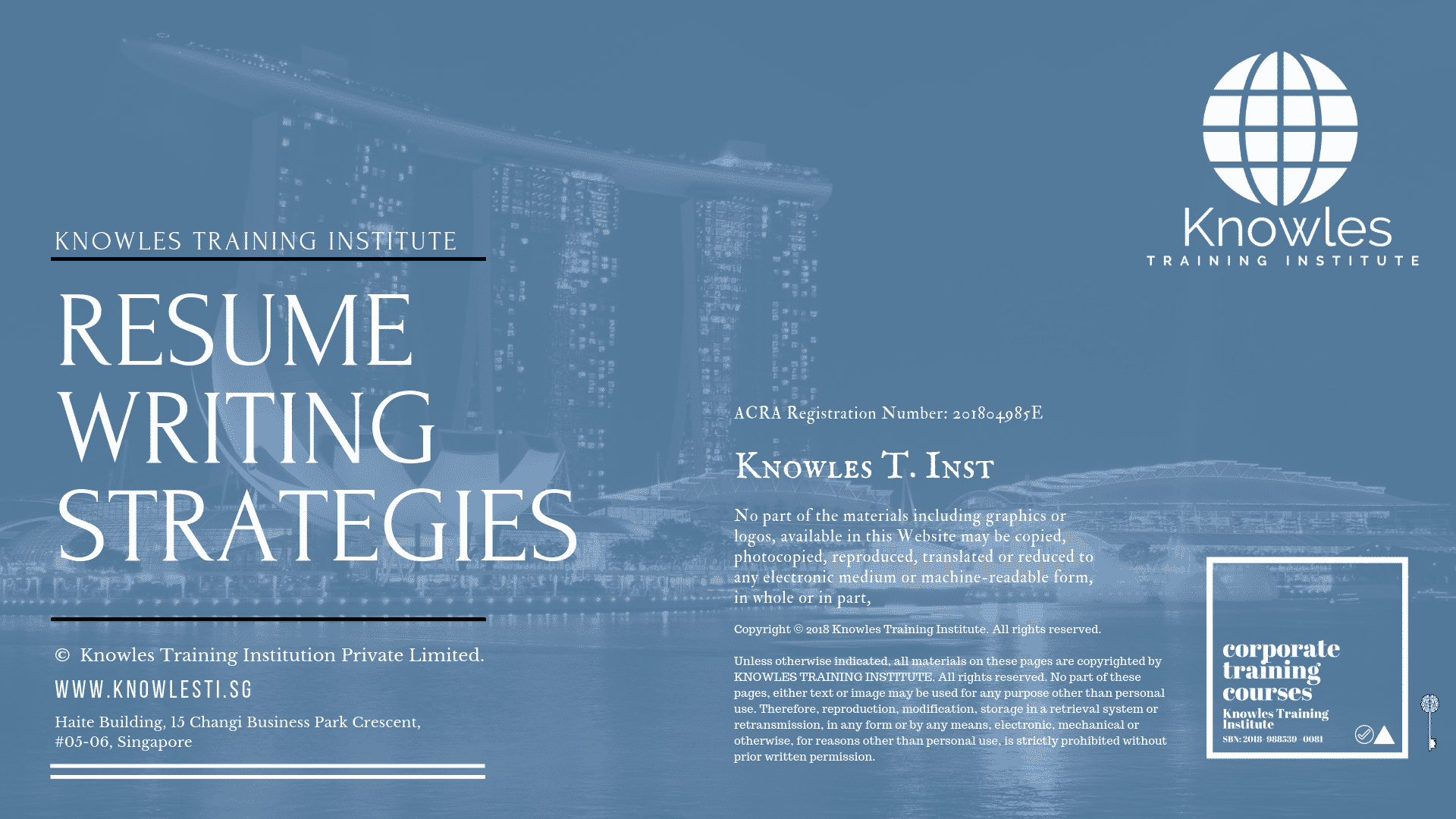 Resume writing strategies training course in Norway