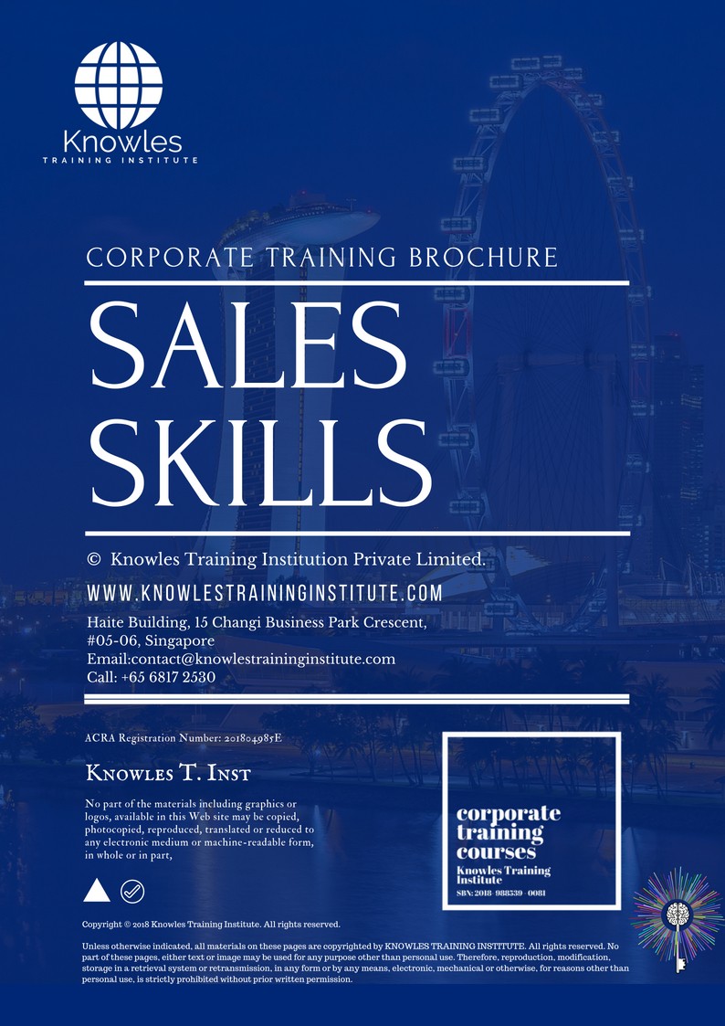 Sales Skills Course in Norway Brochure
