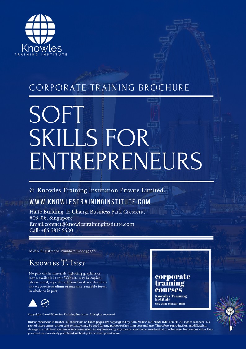 Soft Skills For Entrepreneurs Course in Norway Brochure