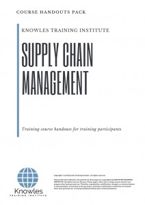 Supply Chain Management Training Course in Norway Handouts