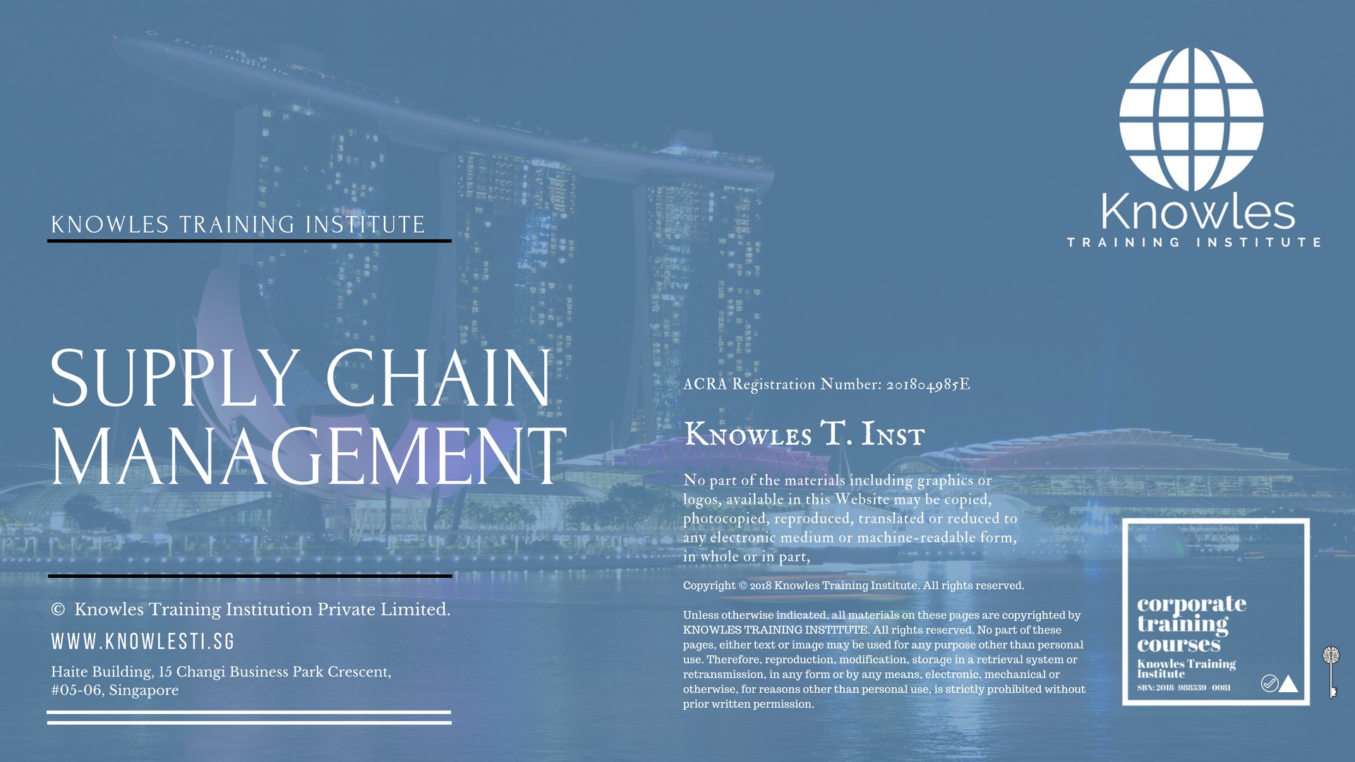 Supply Chain Management Training Course in Norway