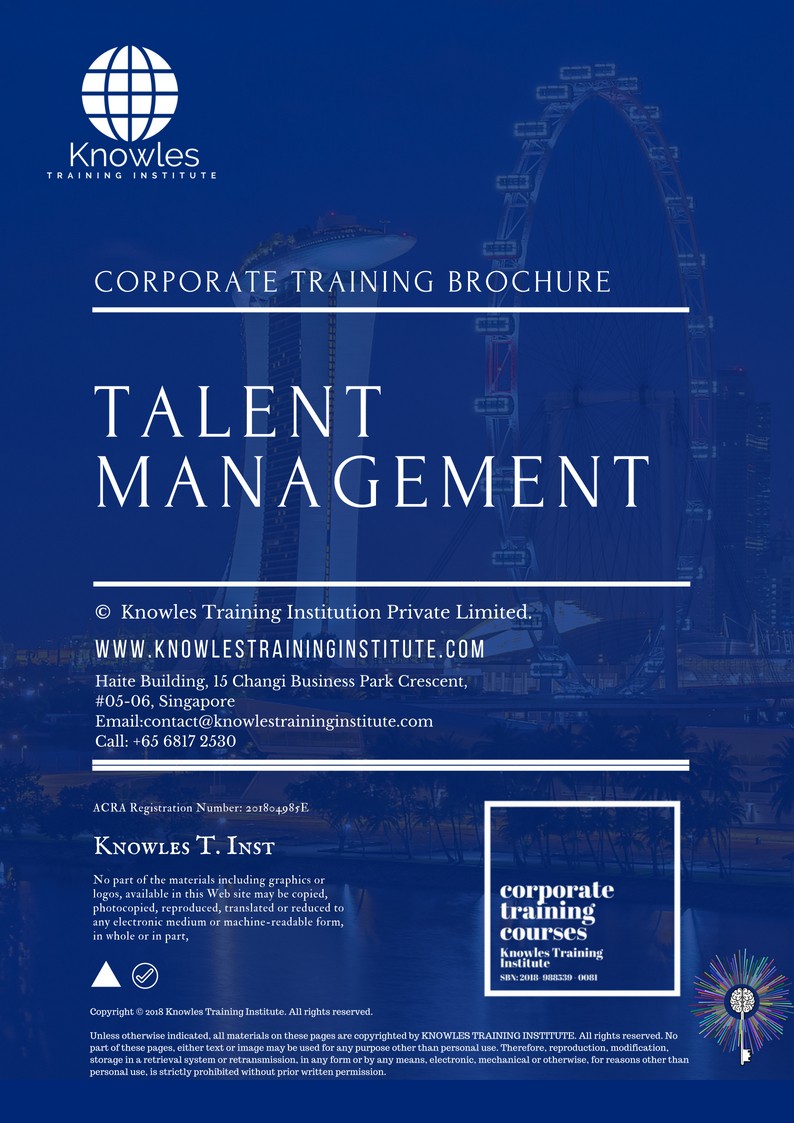 Talent Management Training Course in Norway Brochure