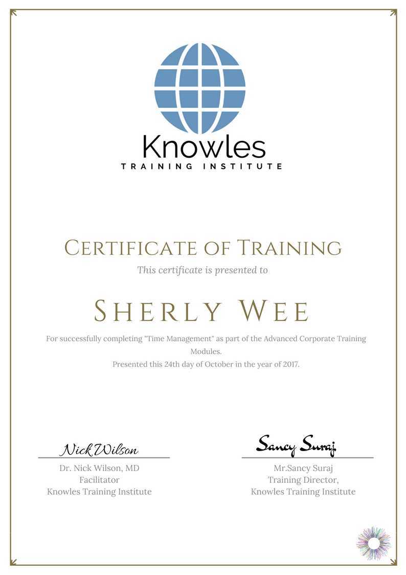 Time Management Training Course in Norway Certification