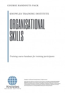 Time Organisational Skills Training Course in Norway Handouts