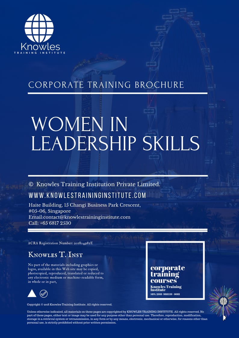 Women In Leadership Skills Training Course in Norway Brochure